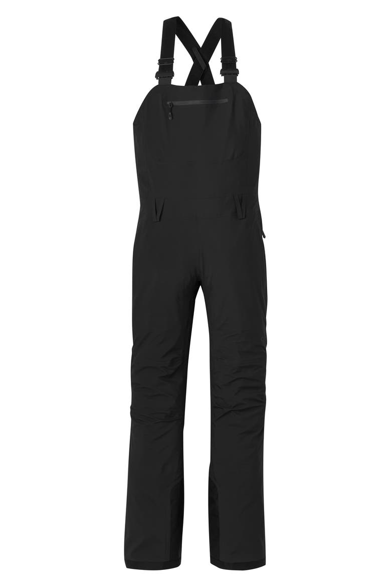 Carbide Plus Waterproof Bibs, Alternate, color, BLACK