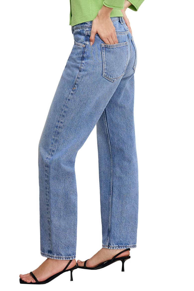 Good Standard Mid Rise Straight Leg Jeans, Alternate, color, INDIGO885