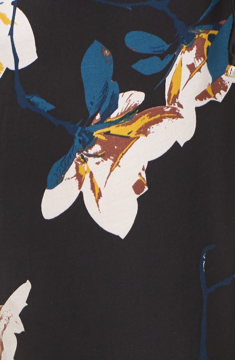 Knot Sisters Josie Floral Satin Jumpsuit, Alternate, color,