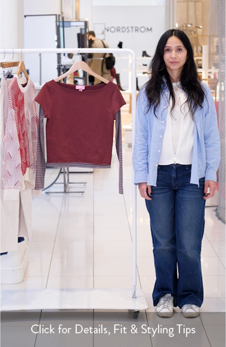 Layered Stretch-Cotton T-Shirt, sales video thumbnail