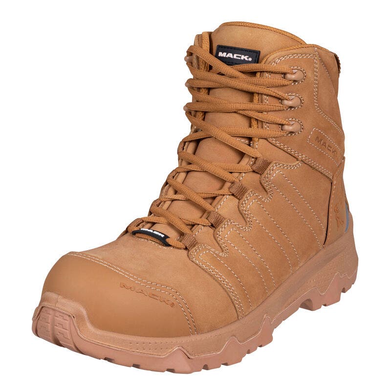 Mack Workwear USA Octane Composite Toe Zipper Work Boot, Alternate, color, Tan