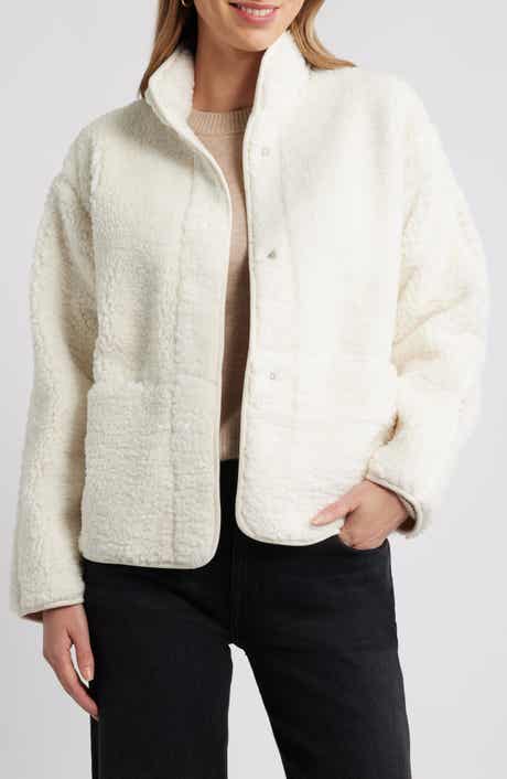 Caslon® Faux Shearling Jacket