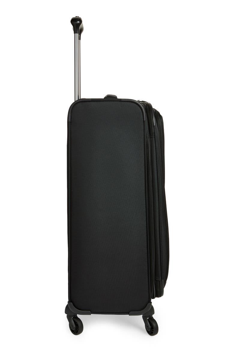 Pilot Air™ 2 25" Expandable Medium Checked Spinner Luggage, Alternate, color, BLACK