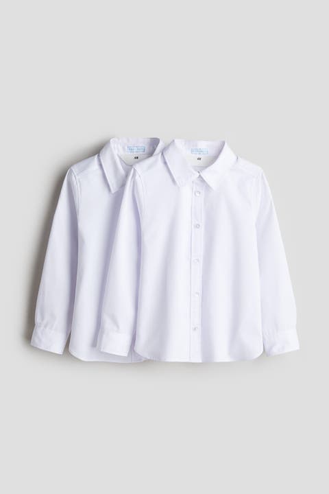 2-pack Easy-iron School Shirts