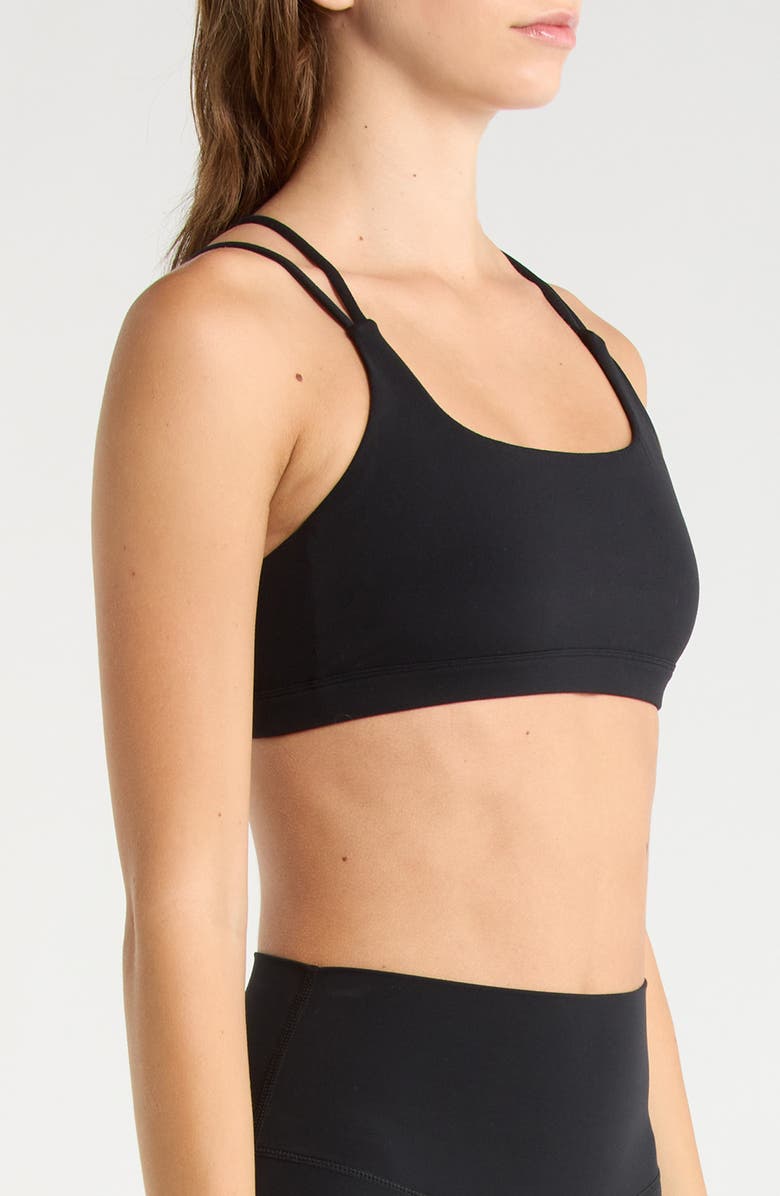 MPG Cloud Strappy Sports Bra, Alternate, color, Black