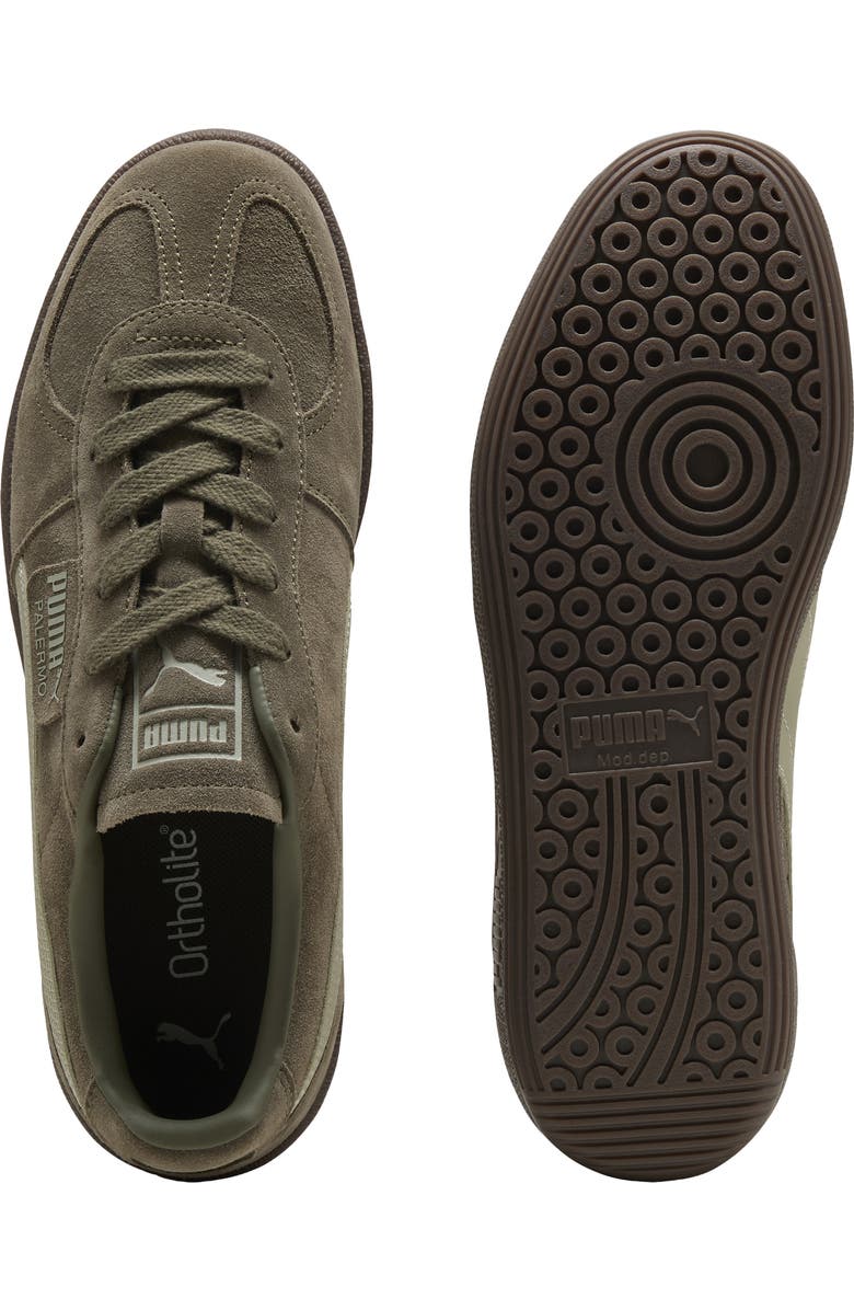 PUMA Palermo Sneaker, Alternate, color, Loden Green/ Gum