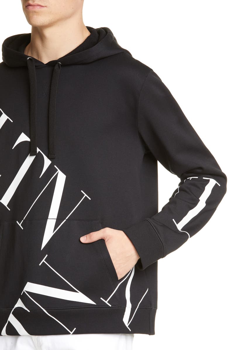 Valentino VLTN Print Hoodie, Alternate, color, 