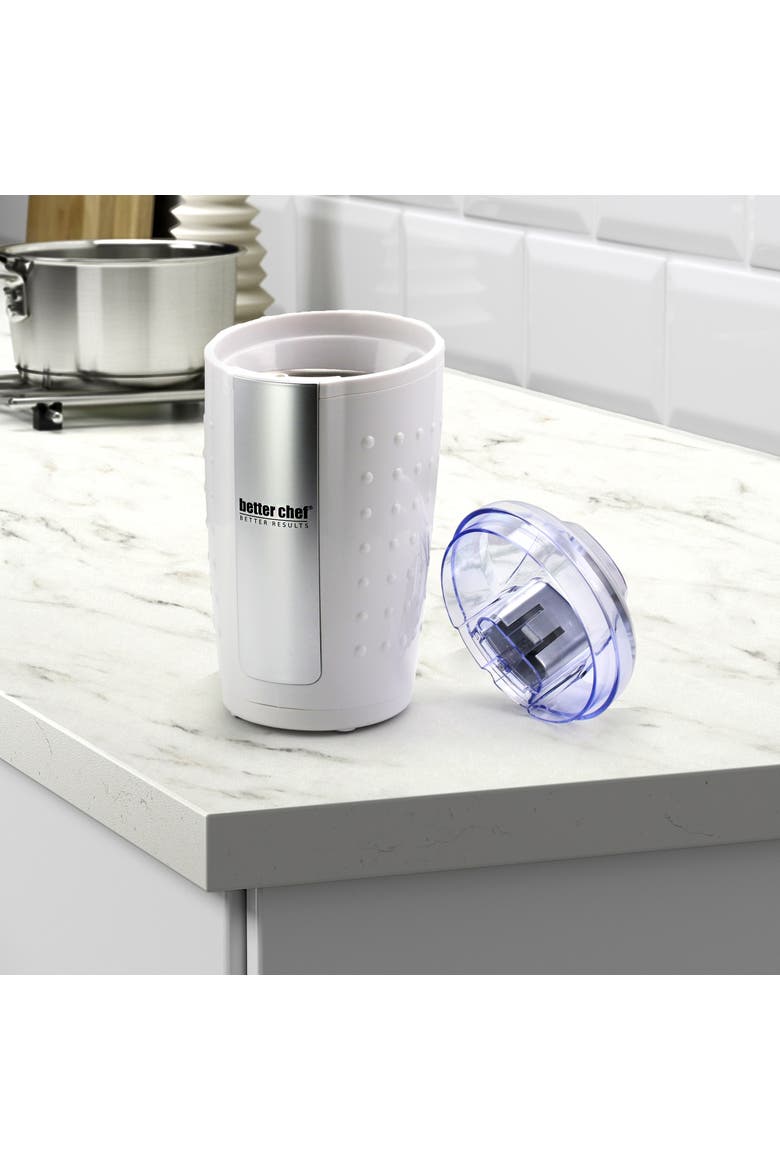 150-Watt Coffee Grinder, White, Alternate, color, White