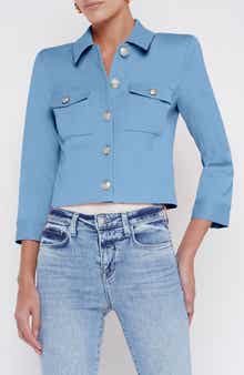 L'AGENCE Kumi Fitted Crop Jacket