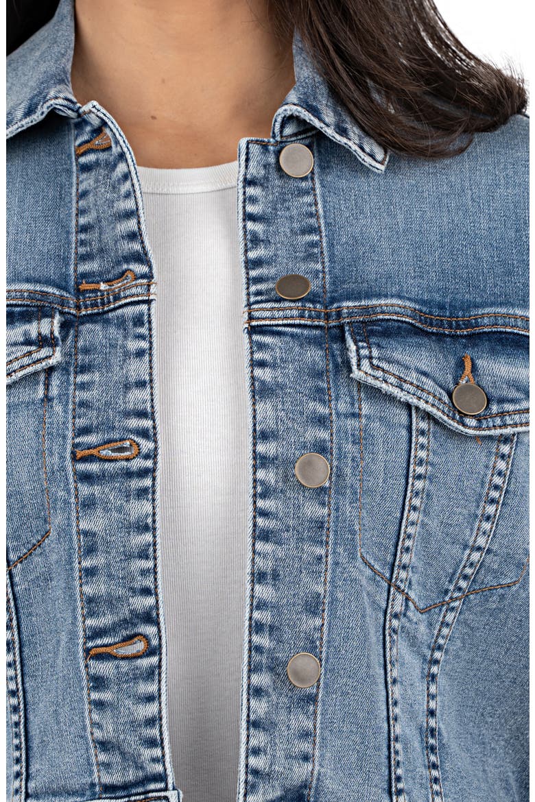 Angela Crop Denim Jacket, Alternate, color, PERFORM BLUE