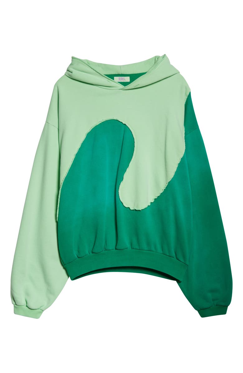 ERL Spiral Oversize Cotton Blend Hoodie, Alternate, color, 