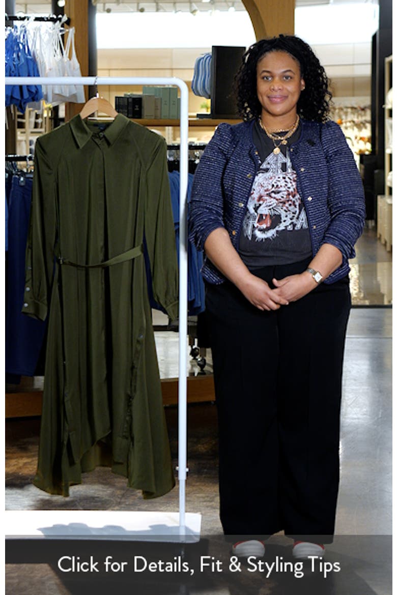 Lexi Long Sleeve High-Low Shirtdress video
