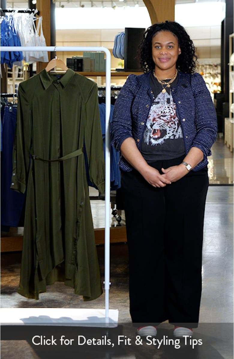 Lexi Long Sleeve High-Low Shirtdress, sales video thumbnail