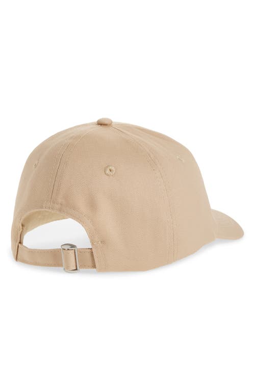 Nordstrom Rack Classic Cotton Baseball Cap In Tan Shore