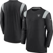 Nike Men's Nike Black Las Vegas Raiders Sideline Tonal Logo Performance Player Long Sleeve T-Shirt