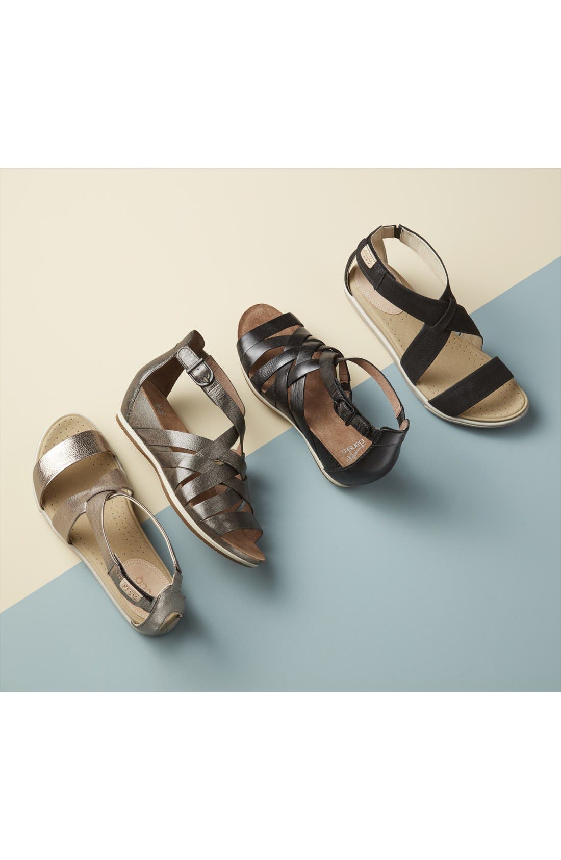 Vivian Gladiator Sandal, Alternate, color, GRAPHITE LEATHER