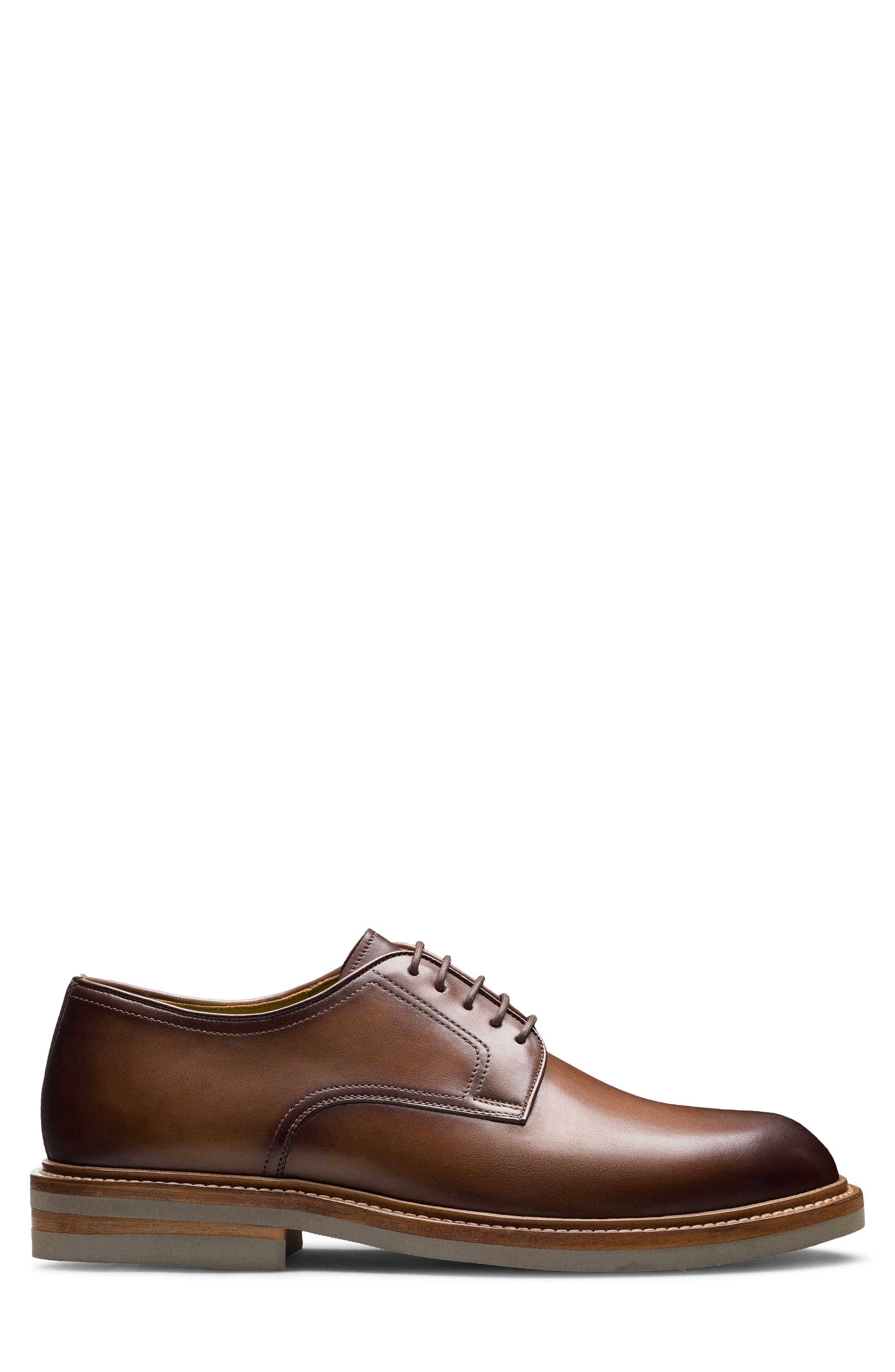 Magnanni Marton Suede Derby, Alternate, color, Brown