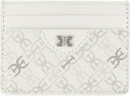 Sam Edelman Harper Monogram Faux Leather Card Case