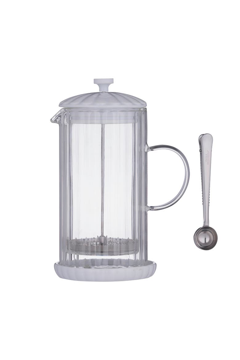 Luxe French Press, 350 ml, Main, color, White