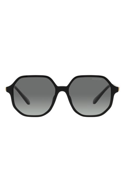 57mm Gradient Octagonal Sunglasses