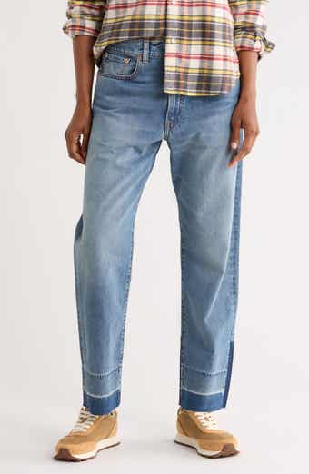 DENIMIST Lucy Released Raw Hem Boyfriend Jeans
