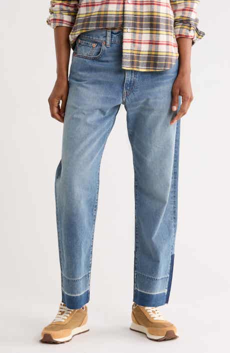 DENIMIST Lucy Released Raw Hem Boyfriend Jeans