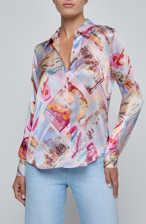 Tyler Print Silk Shirt