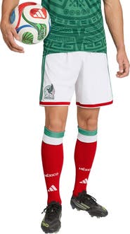 adidas Men's adidas  White Mexico National Team FIFA x World Cup 2026  Replica Shorts