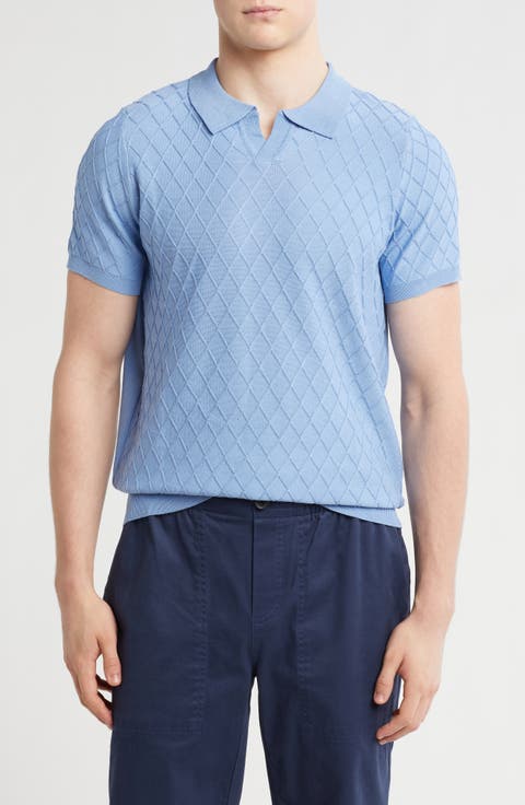 Short Sleeve Slim Fit Polo Sweater