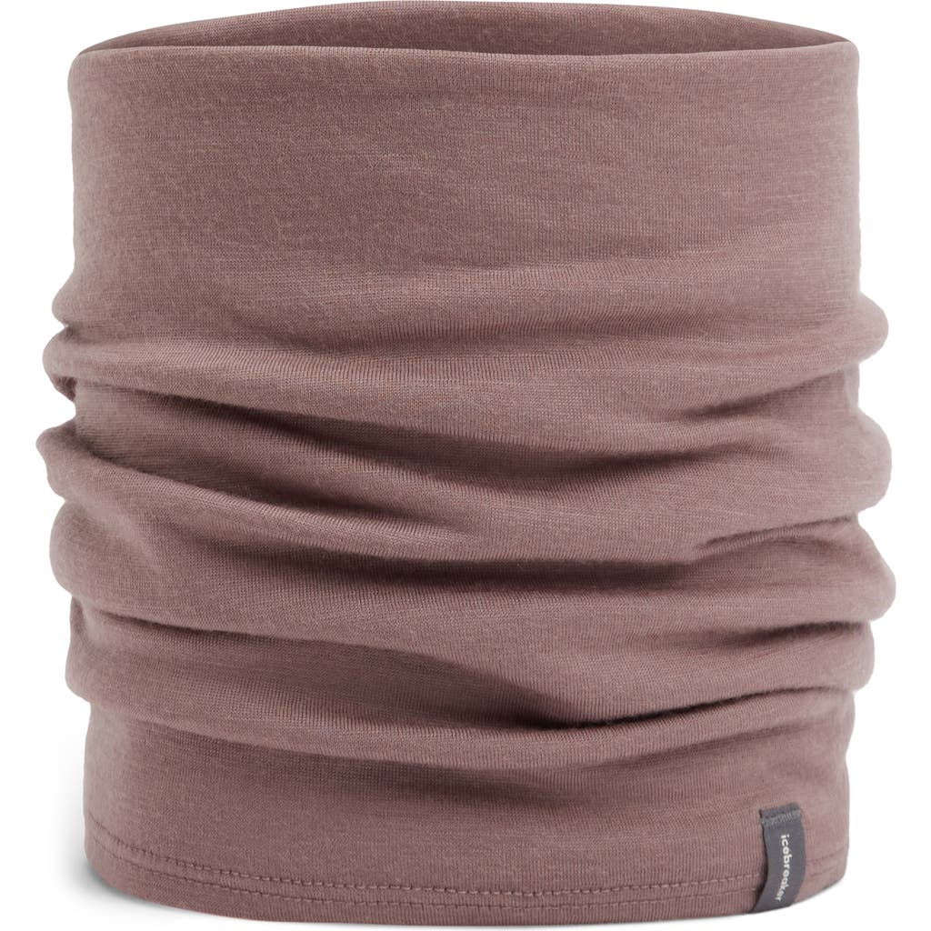 Icebreaker Oasis Flexi Chute Neck Gaiter In Brown