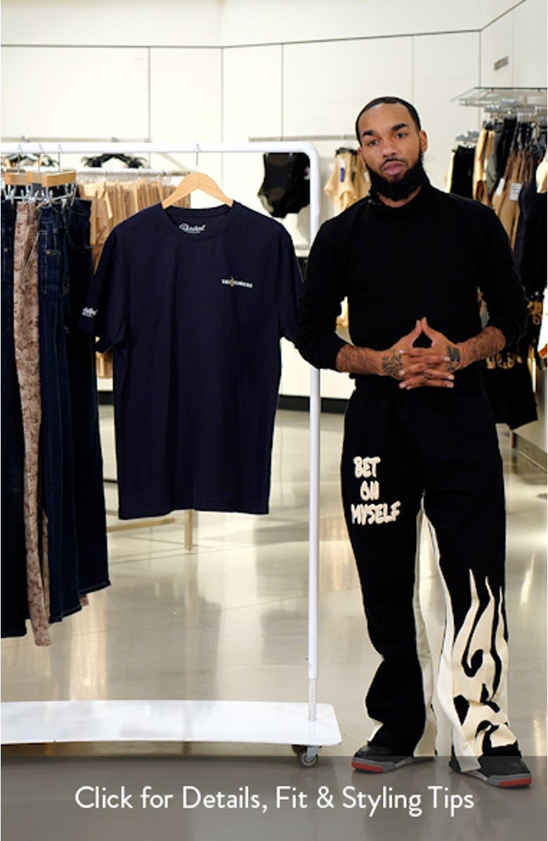 Men's Barstool Golf Navy THE PLAYERS T-Shirt, sales video thumbnail