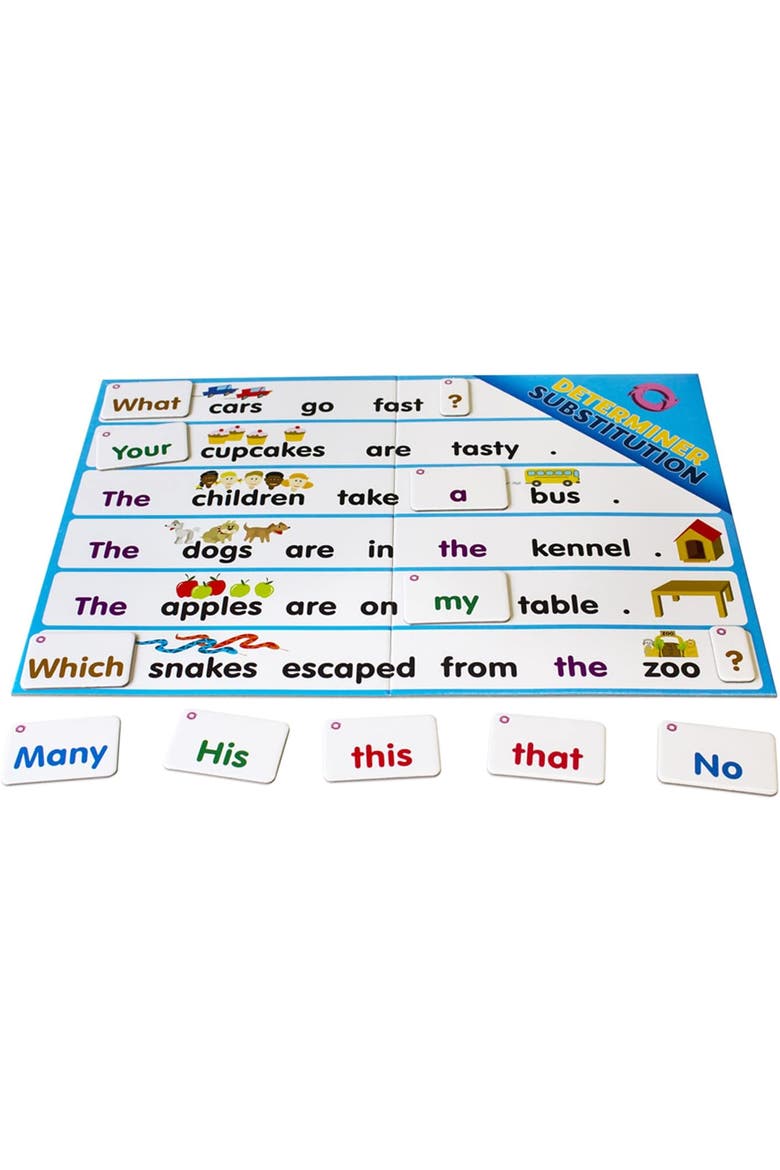6 Grammar Games, Language Arts Board Game for Ages 7-9, Grade 2-3, Alternate, color, Multicolored