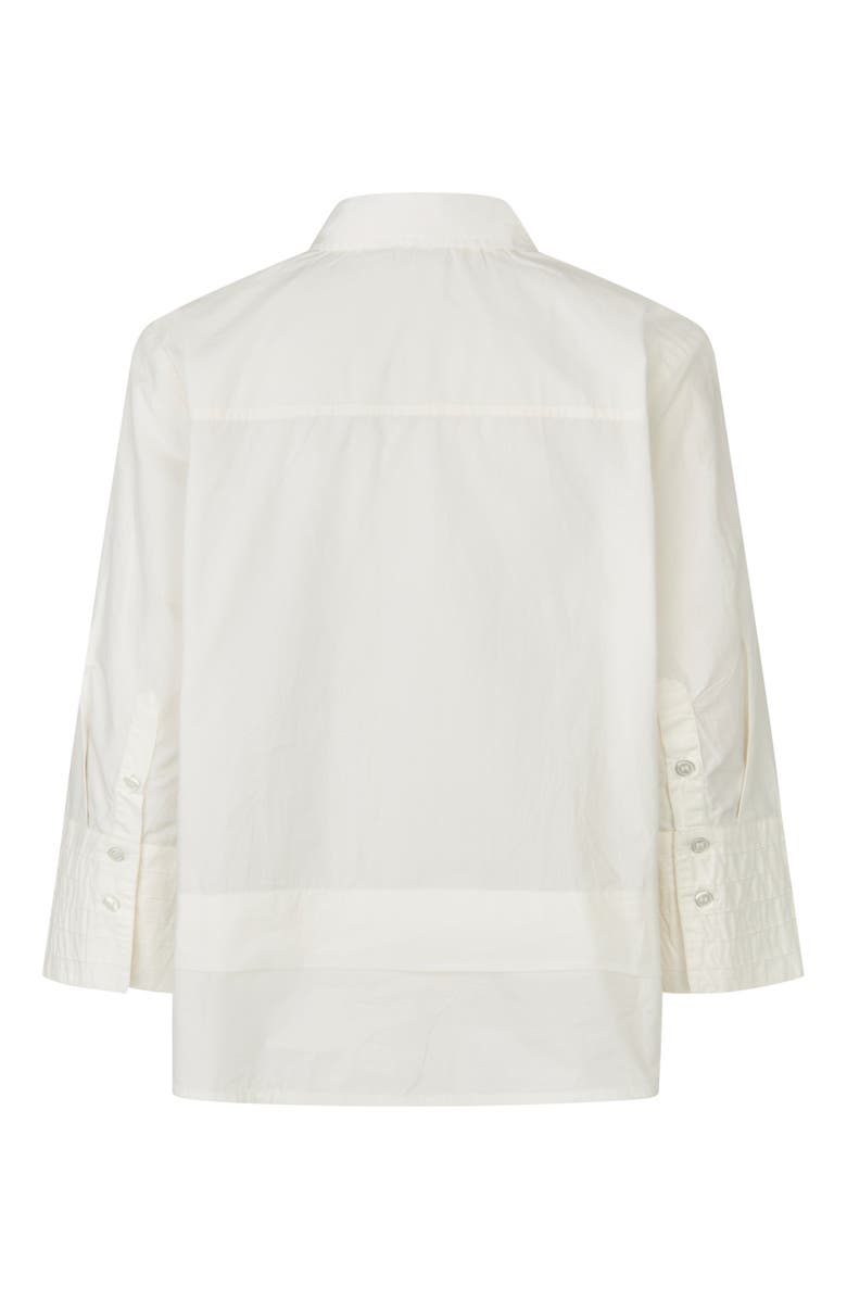 Masai Copenhagen MaIanela 3/4 Sleeve Shirt, Alternate, color, Jet Stream