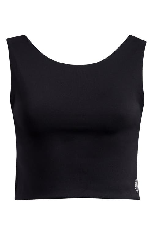 Free People Fp Movement Be Right Back Crop Top In Black