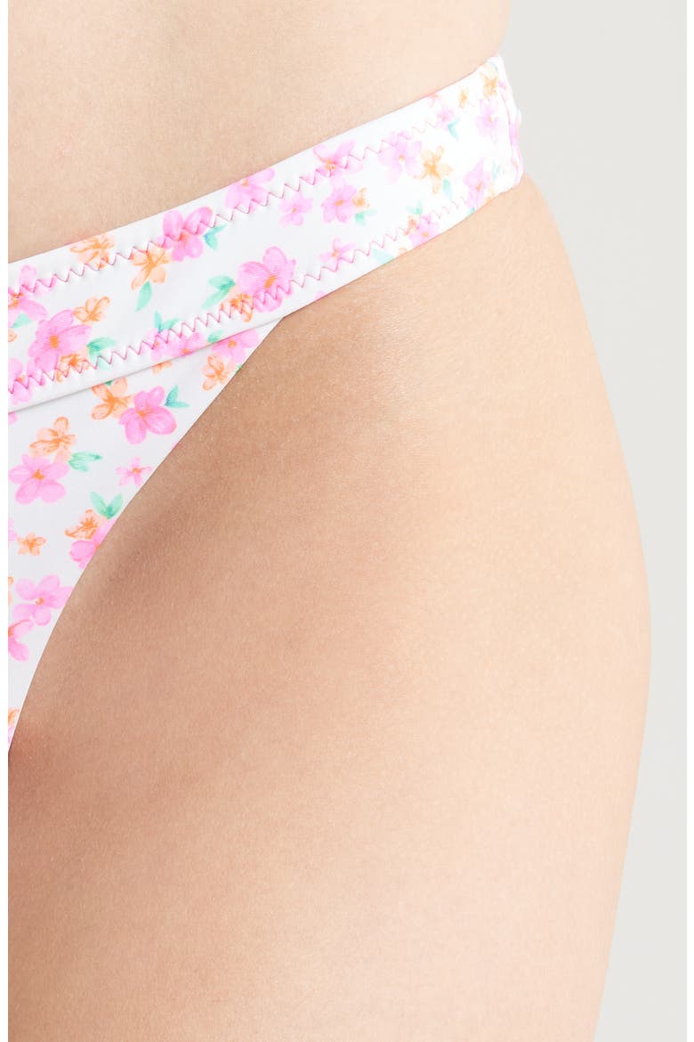 Wide Band Bikini Bottoms, Alternate, color, FLAMINGO FLORA