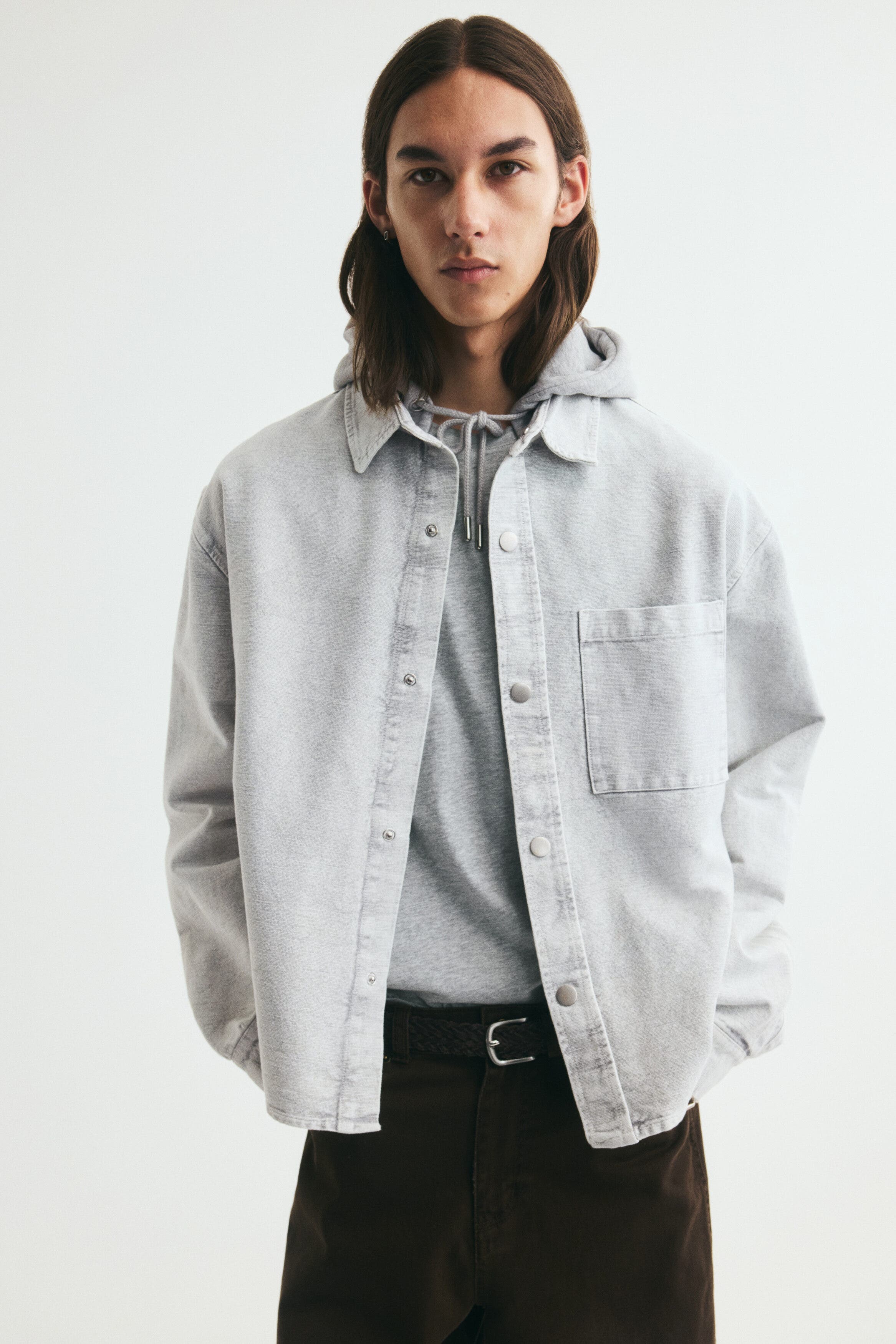 Washed light gray