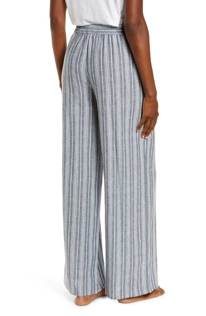 Nordstrom Romantic Linen Blend Pajama Pants, Alternate, color, 