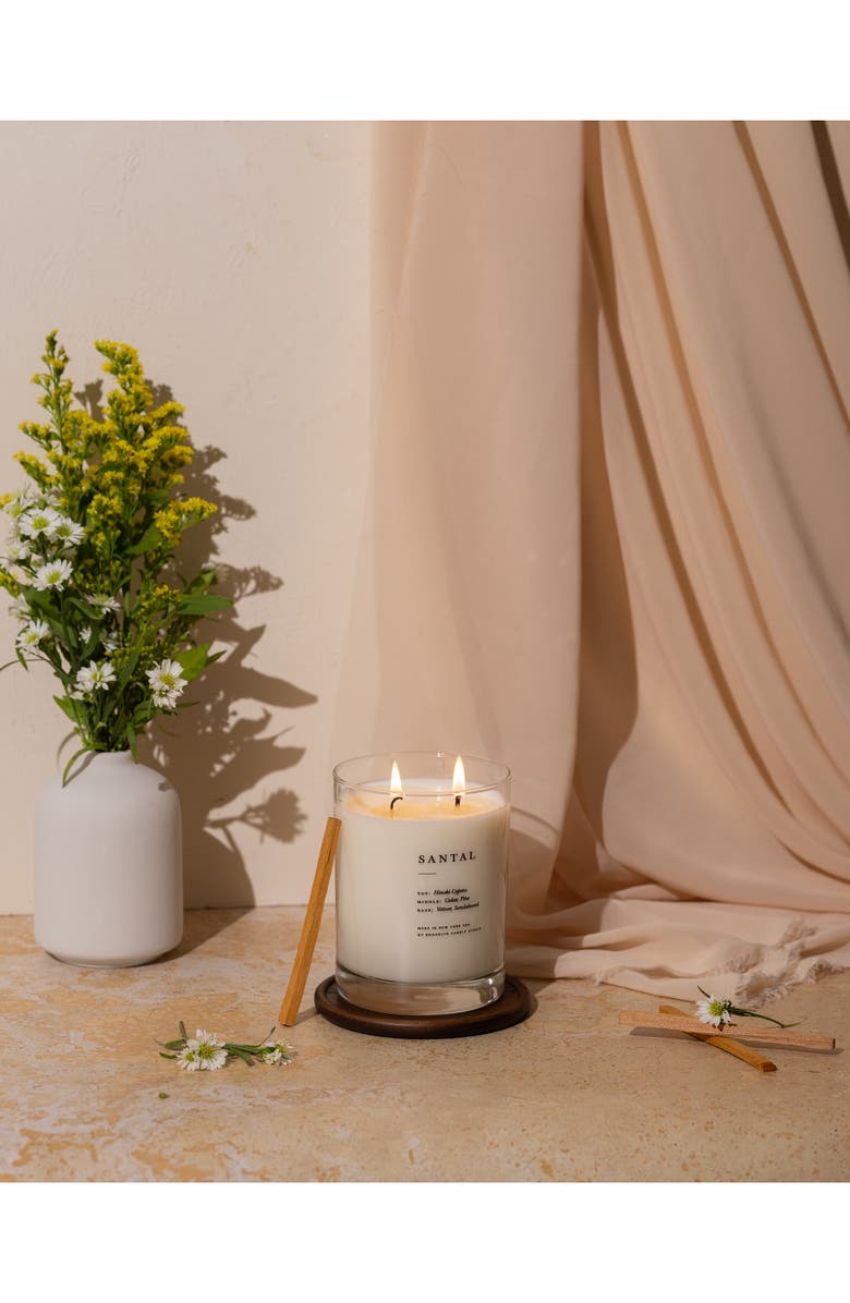 BROOKLYN CANDLE STUDIO Santal Classic 2-Wick Candle, Alternate, color, Santal