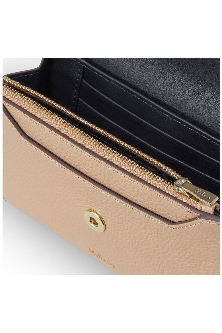 Snap Leather Wallet, Alternate, color, CRUMPET