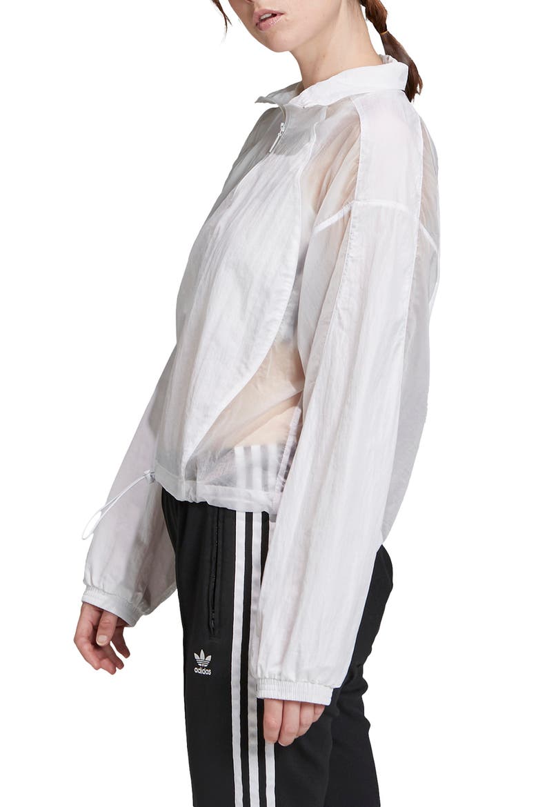 Half Zip Jacket, Alternate, color, WHITE