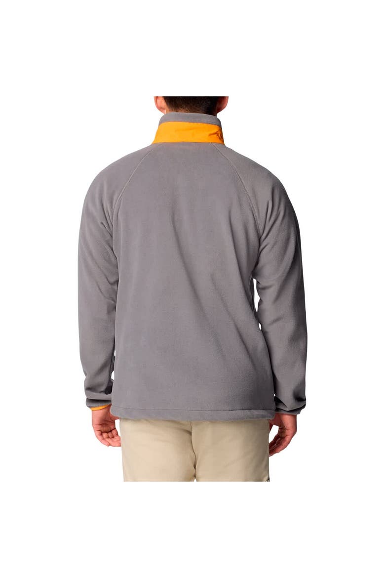 Men's Columbia  Gray Tennessee Volunteers Big & Tall Flanker™ IV Fleece Raglan Full-Zip Jacket, Alternate, color, Gray