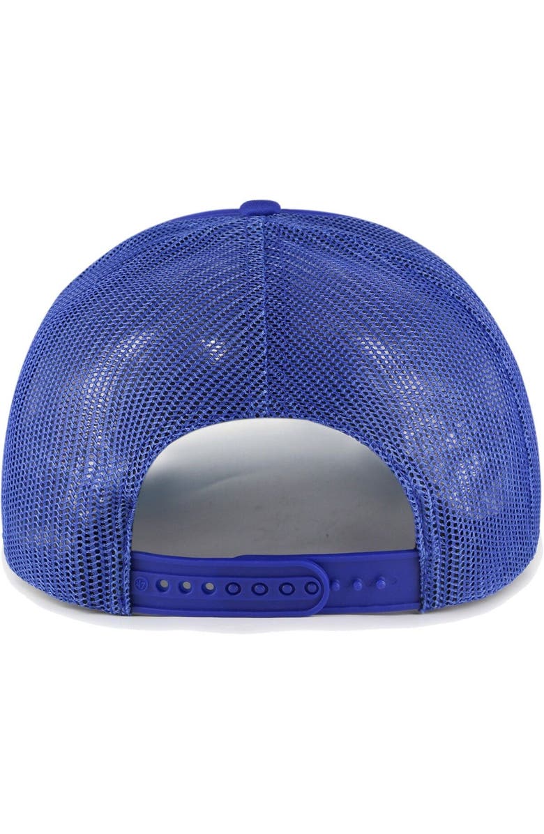 '47 Men's '47 Royal New York Mets Backhaul Foam Trucker Snapback Hat, Alternate, color, Royal