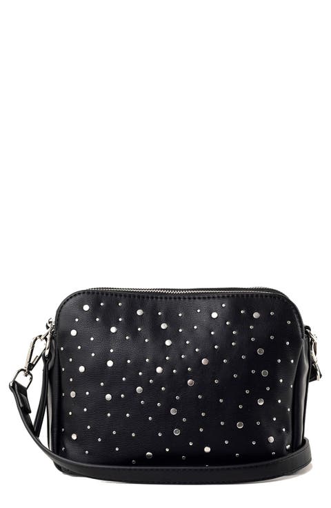 Galaxy Faux Leather Crossbody Bag
