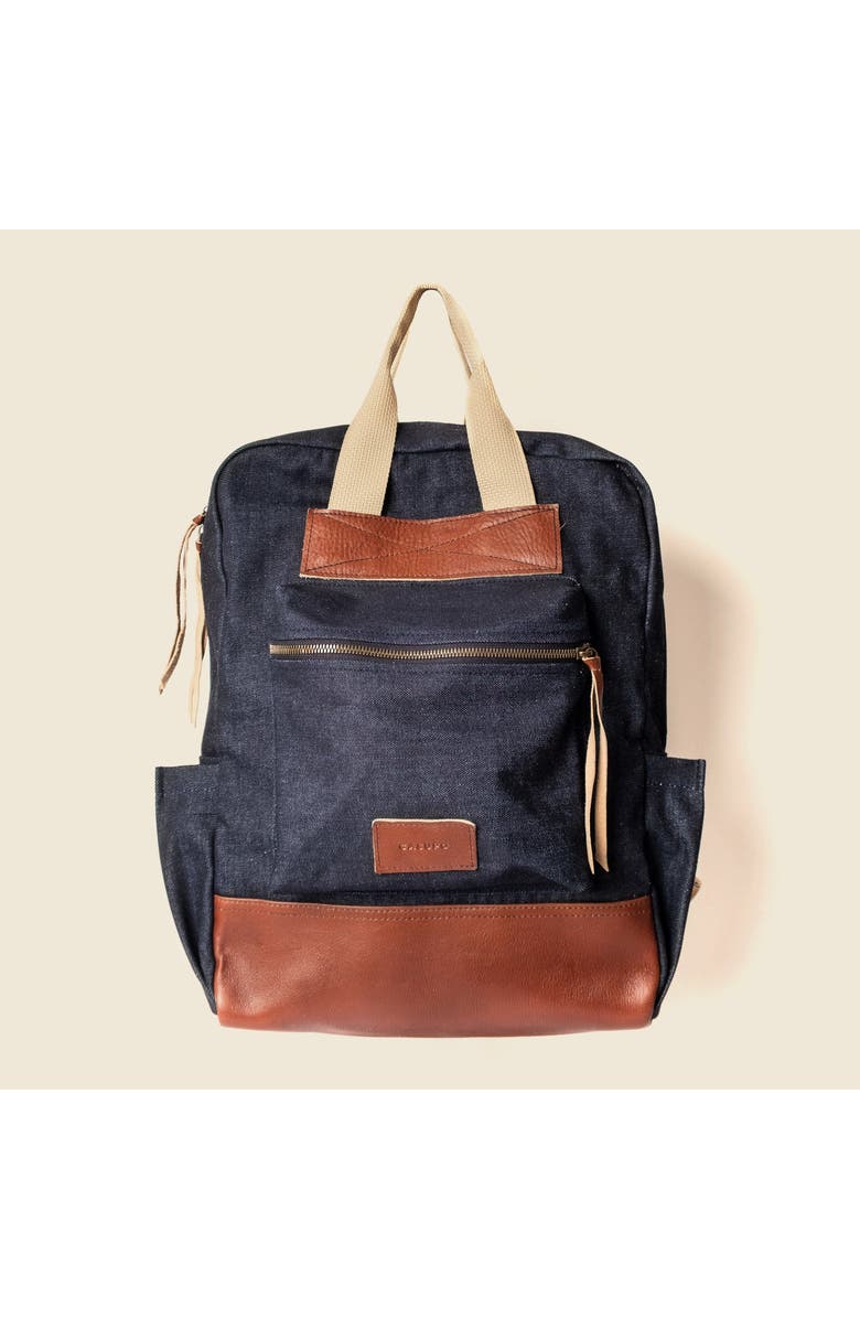 Casupo Travel and Diaper Backpack, Main, color, Dark Denim