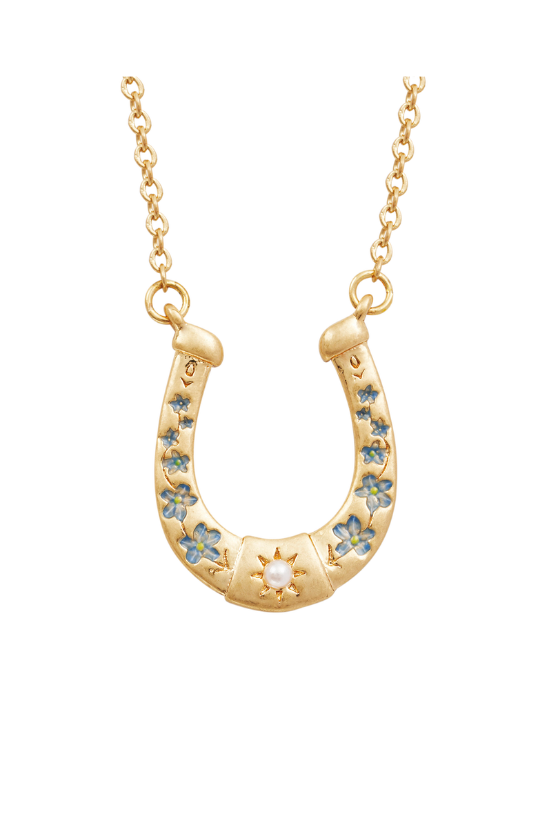 Fable England Lucky in Love Necklace, Alternate, color, Gold