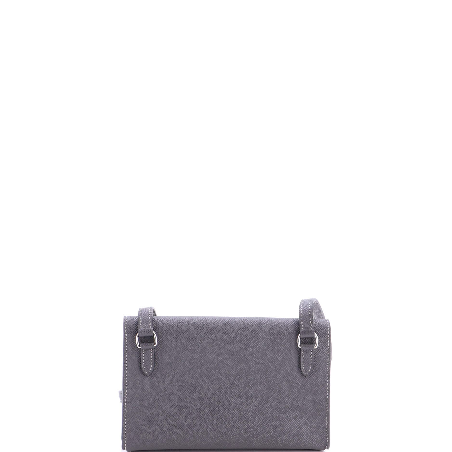 Hermesnap Wallet Bag Epsom, Alternate, color, Ardoise
