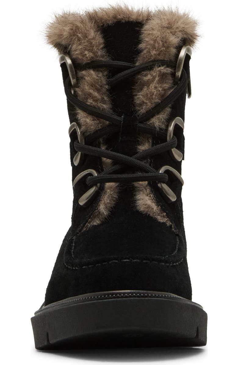 Blondo Monday Waterproof Lace-Up Boot, Alternate, color, Black Suede