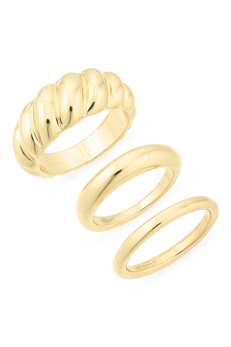 Demi-Fine 3-Pack Assorted Rings, Main, color, GOLD