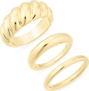 NORDSTROM RACK Demi-Fine 3-Pack Assorted Rings