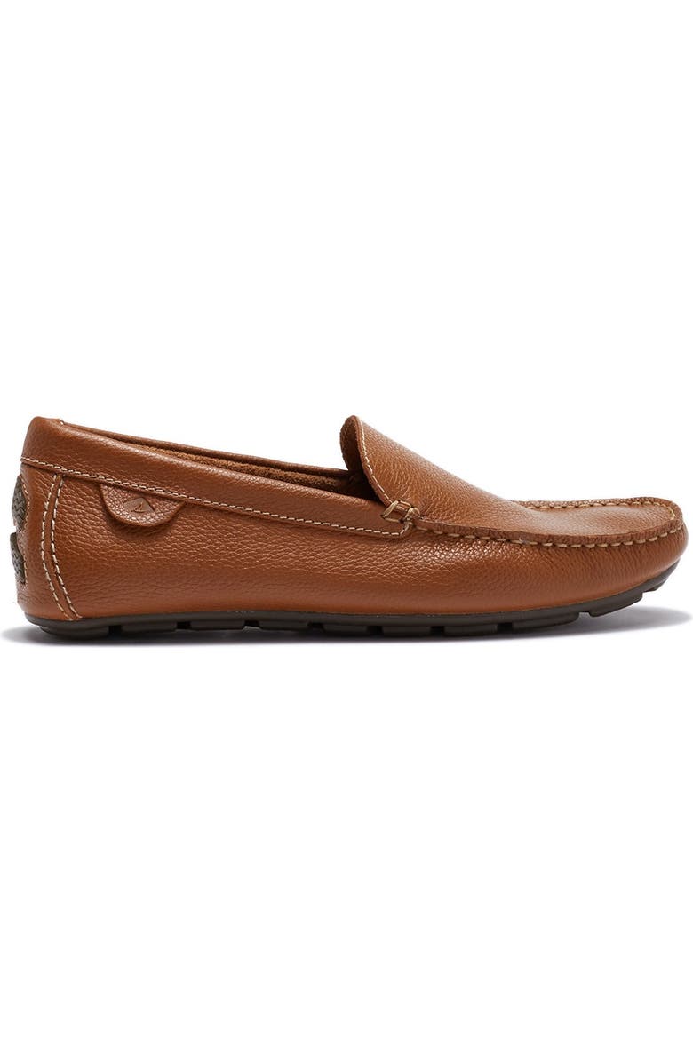 Sperry Wave Leather Venetian Driver - Wide Width Available, Alternate, color, Tan